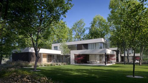 Modernistyczne wille w Łomiankach: architektura, która łączy dom, pracę i naturę Modernistyczne wille w Łomiankach: architektura, która łączy dom, pracę i naturę